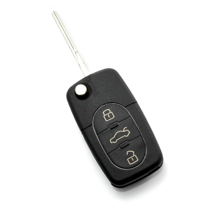 Audi - Carcasă cheie tip briceag, cu 3 butoane - baterie 1616 - CARGUARD [1]