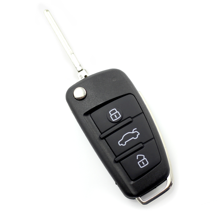 Audi - model nou - carcasă cheie tip briceag, cu 3 butoane - CARGUARD [1]
