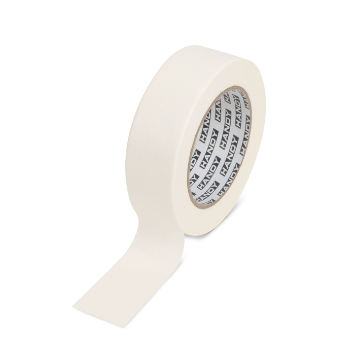 Banda de mascare - cu adeziv pe baza de apa - 50 m x 36 mm - alb [1]