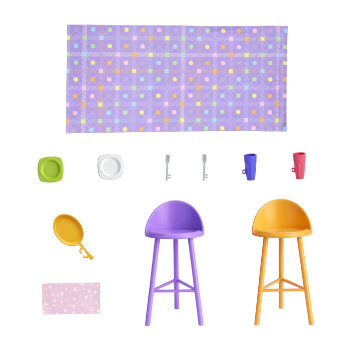 BARBIE CASA DE PAPUSI BARBIE CU 4 ZONE PLIABILA [4]