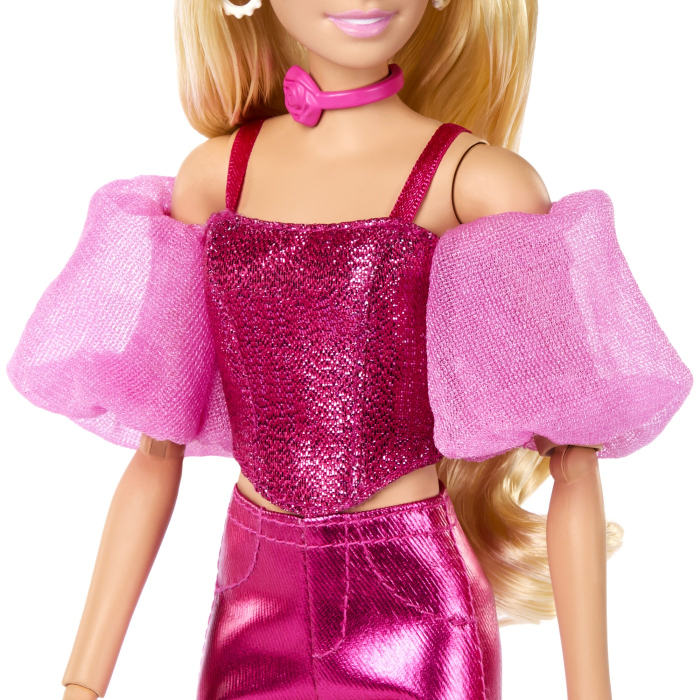 BARBIE DELUXE STYLE PAPUSA BARBIE TINUTA ROZ METALIZAT [6]