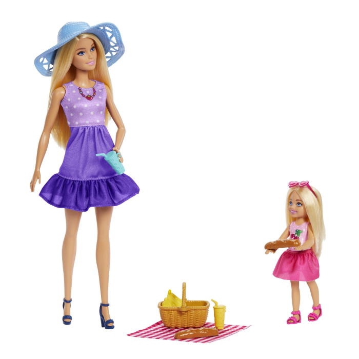 BARBIE FAMILY AND FRIENDS SET PAPUSA BARBIE SI PAPUSA CHELSEA [6]
