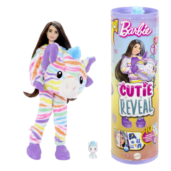 BARBIE PAPUSA BARBIE CUTIE REVEAL ZEBRA [6]