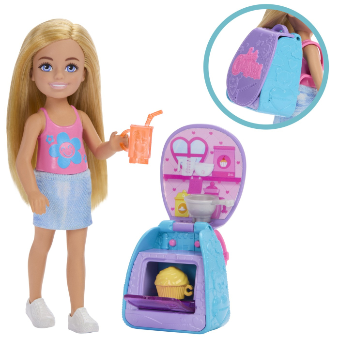BARBIE PAPUSICA CHELSEA CU RUCSAC PENTRU COACEREA BRIOSELOR [6]