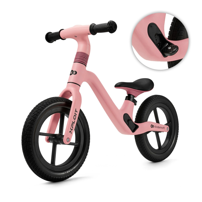 BICICLETA FARA PEDALE KINDERKRAFT XPLOIT, BUBBLEGUM PINK [6]