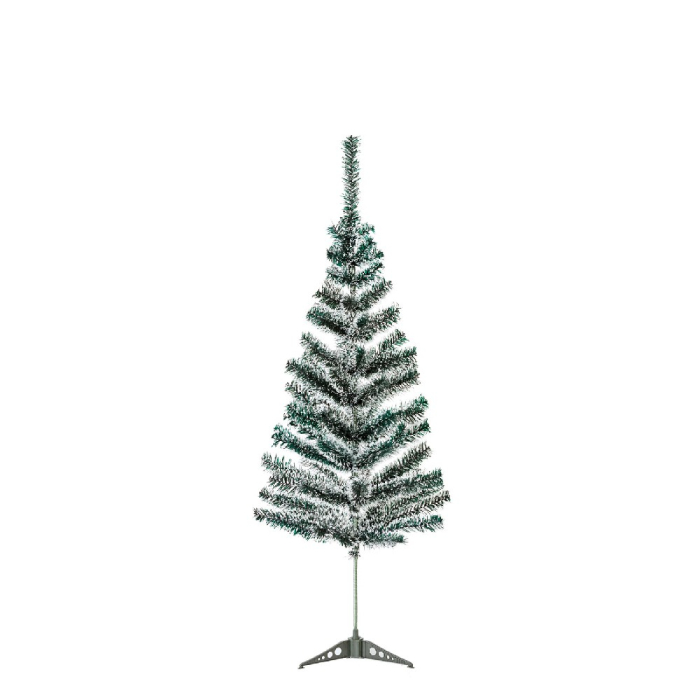 Brad artificial – 120 cm – cu aspect înzăpezit – PVC [1]