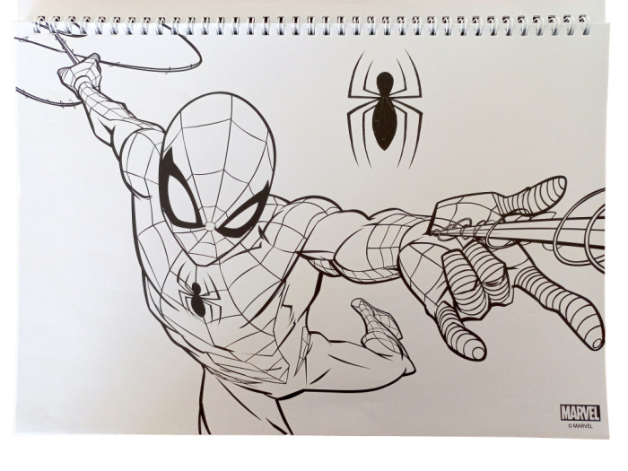 Caiet de schițe A/4 cu spirală Omul Păianjen, 40 de pagini [6]