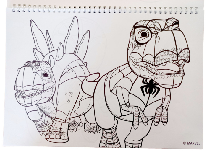 Caiet de schițe A/4 cu spirală Spidey Dino, 40 de pagini [5]