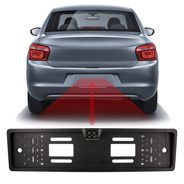 Cameră cu suport pentru număr de înmatriculare Carguard [1]