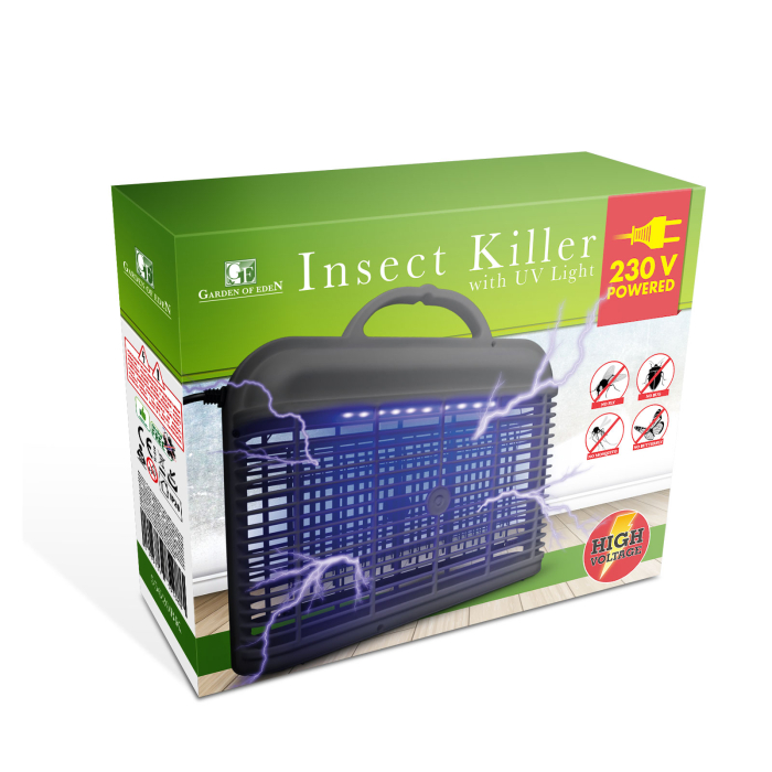 Capcană UV pentru insecte - 230V, suspendată - neagră [3]