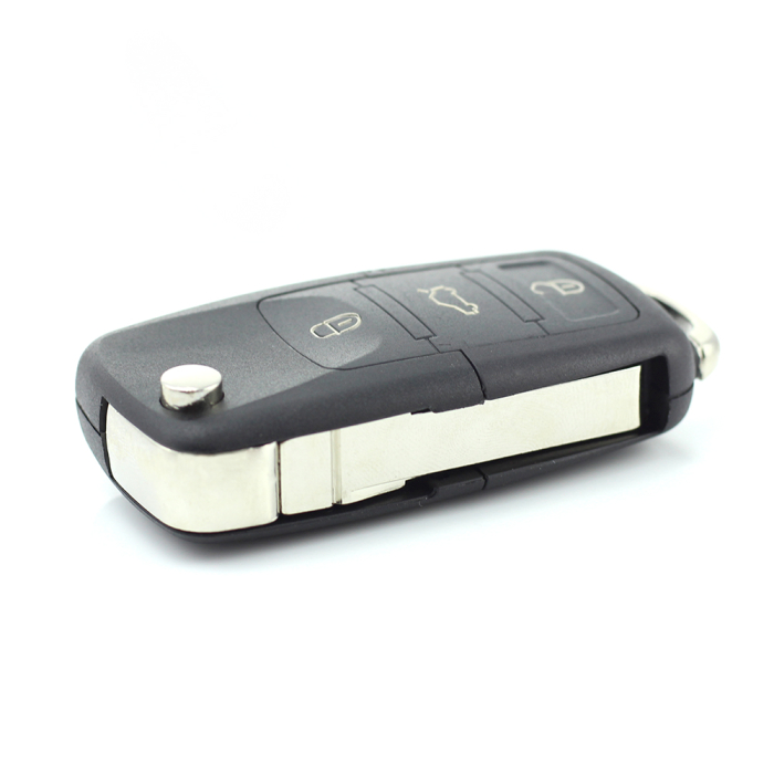 Carcasă cheie tip briceag cu 3 butoane - Volkswagen - CARGUARD [3]
