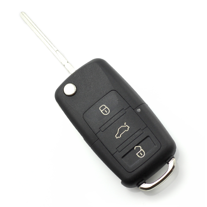 Carcasă cheie tip briceag cu 3 butoane - Volkswagen - CARGUARD [1]