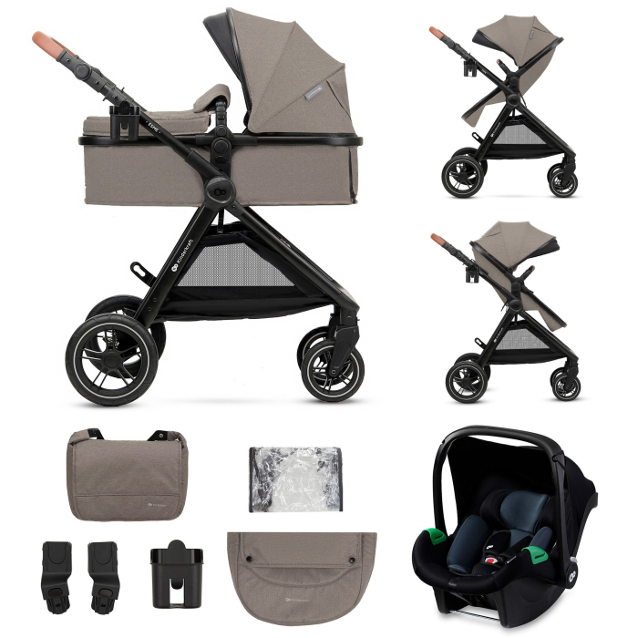 CARUCIOR KINDERKRAFT ESME, 3 IN 1, SAND BEIGE [18]