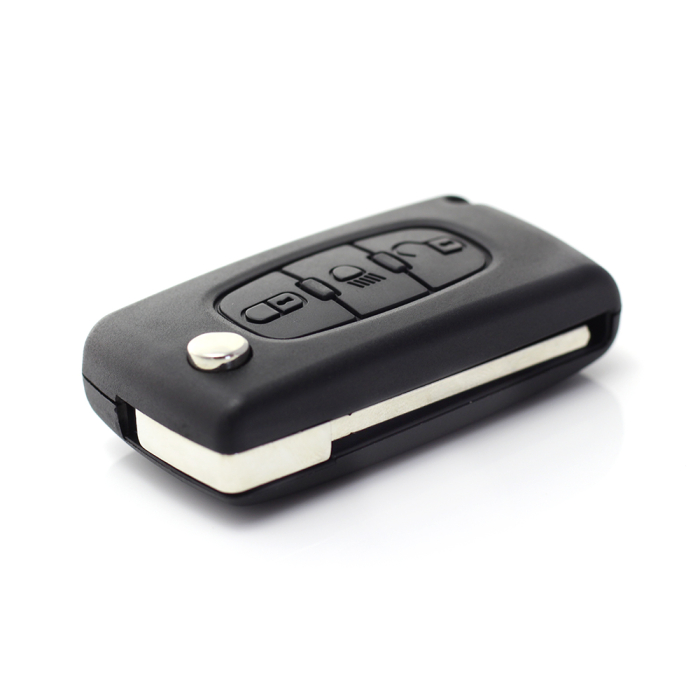 Citroen / Peugeot 307 - Carcasa tip cheie briceag cu 3 butoane, lama VA2-SH3, fara suport baterie [6]