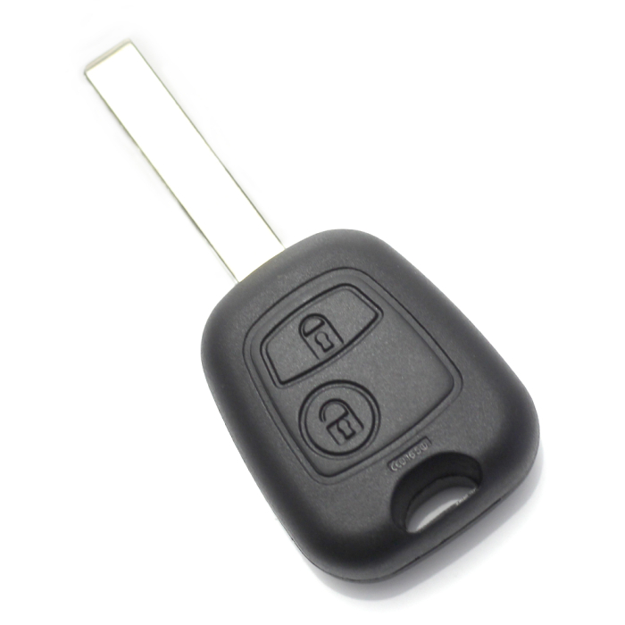 Citroen / Peugeot - carcasă cheie cu 2 butoane [1]