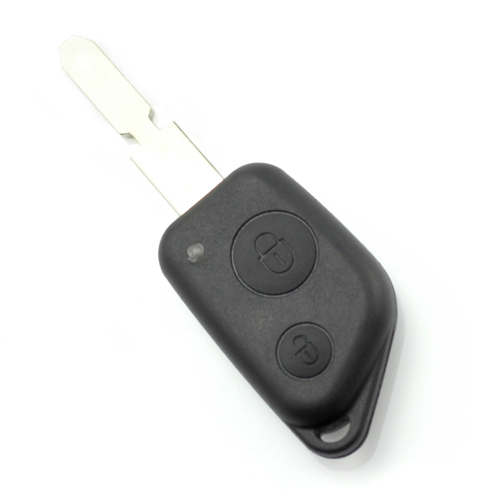 Citroen / Peugeot - Carcasa cheie cu 2 butoane, lama 4 "piste" [1]