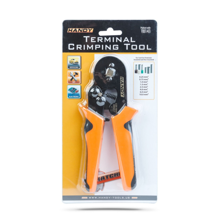 Clește de sertizare pentru terminal cablu - 0,25-10 mm² [3]