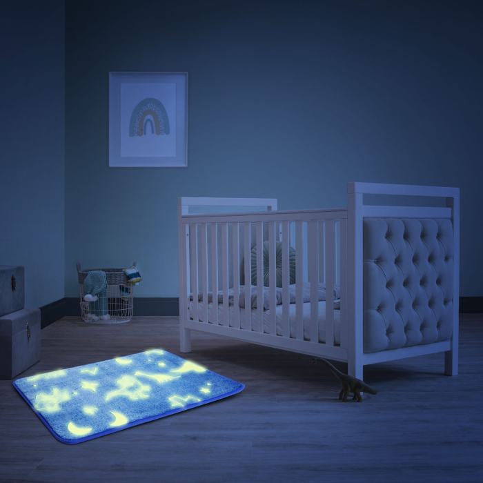 Covor luminos, fosforescent - albastru - 60 x 40 cm [1]