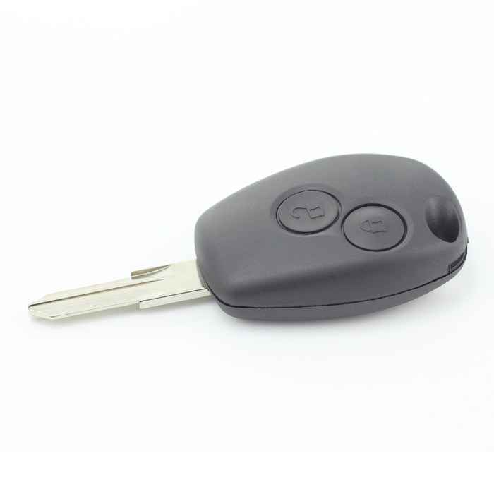 Dacia / Renault - Carcasa cheie cu 2 butoane și suport inox pentru baterie [2]