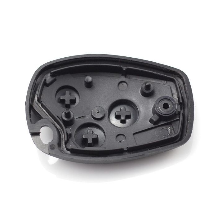 Dacia / Renault - Carcasa cheie cu 3 butoane si suport baterie din inox [4]