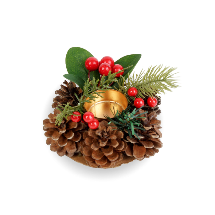 Decor de Advent - cu suport pentru lumănări - 6 tipuri - 13 cm [6]