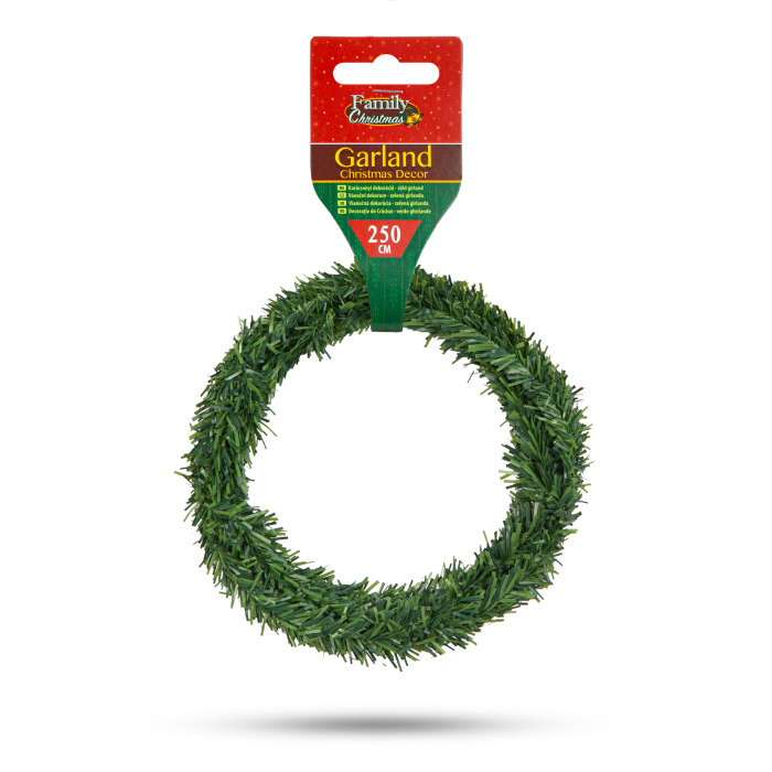 Decor de Craciun - ghirlanda verde - 2,5 m [3]