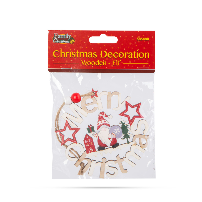 Decor de Craciun - Lemn, elf - 11 cm [3]