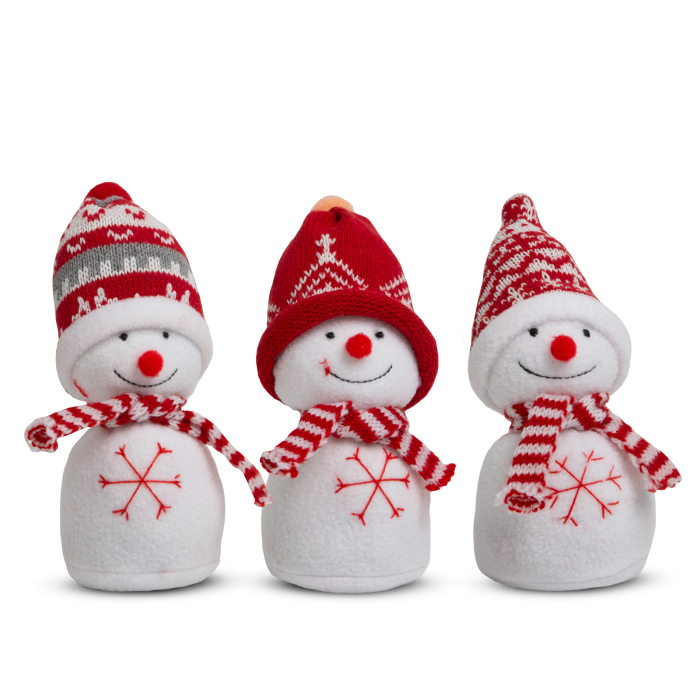 Decor de Crăciun - om de zăpadă - 20 cm - 3 tipuri [1]