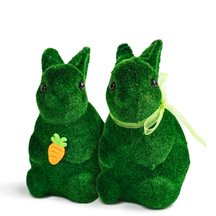 Decor de Paște - iepuraș - 2 tipuri - 15 cm - verde [1]