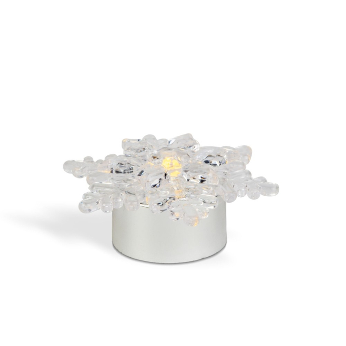 Decor LED cu cristale de gheață - cu baterie - 4 buc/pachet [2]