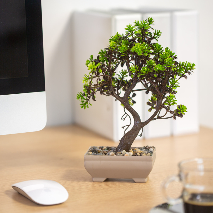 Decor plante artificiale - bonsai - 18 x 24 cm - 4 tipuri [4]