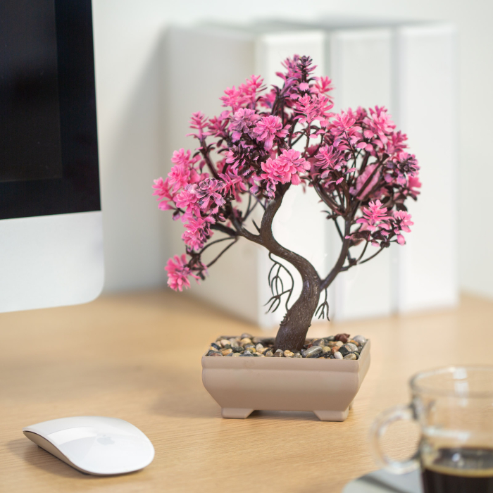 Decor plante artificiale - bonsai - 18 x 24 cm - 4 tipuri [2]