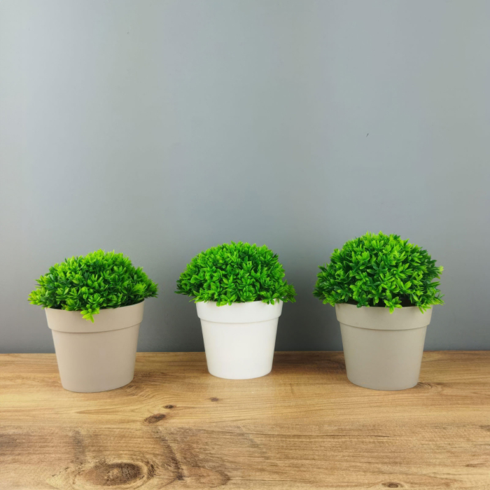 Decor plante artificiale - în ghiveci - 12 x 13 cm [3]