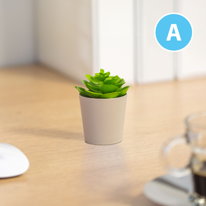 Decor plante artificiale - în ghiveci - 6 x 9 cm - 6 tipuri [2]