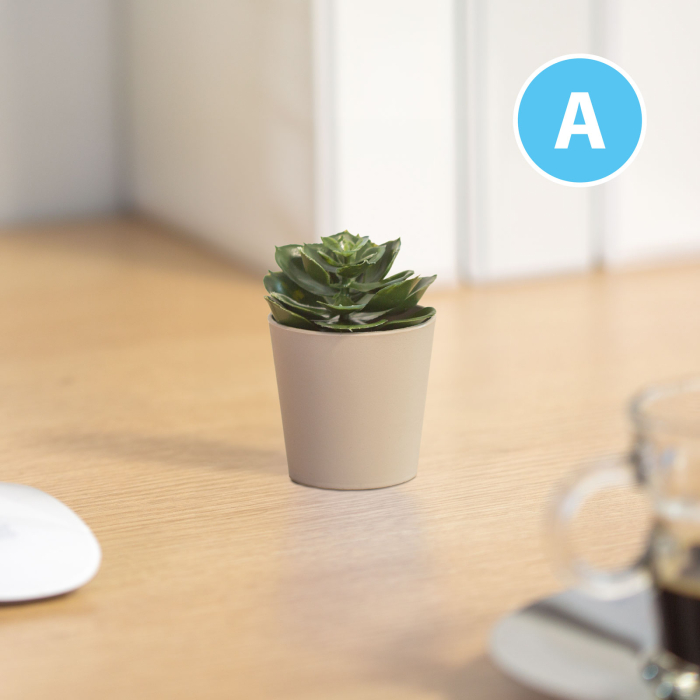 Decor plante artificiale - în ghiveci - 6 x 9 cm - 6 tipuri [6]