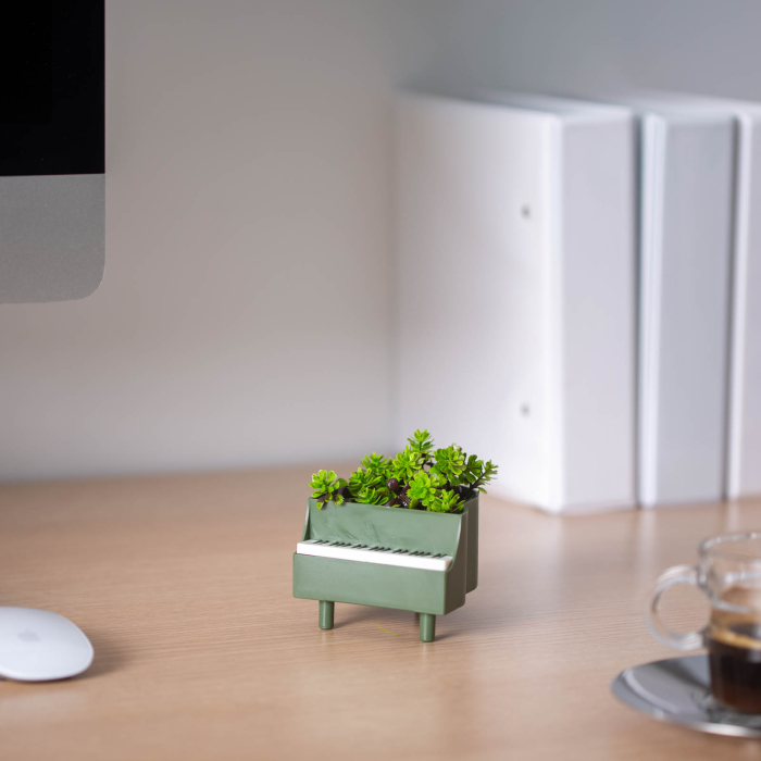 Decor plante artificiale - pian - 8 x 9 cm - 4 tipuri [3]