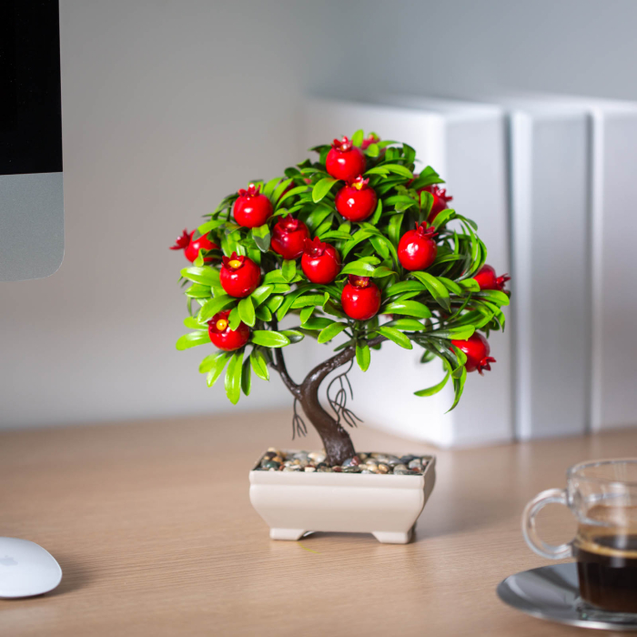 Decor plante artificiale - Rodie - 18 x 24 cm [1]