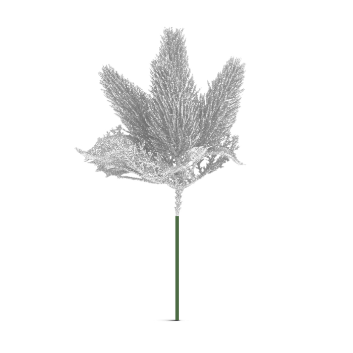 Decorațiune de Crăciun - auriu, argintiu, roșu, verde - cu țăruș, pliabilă - 8 x 22 cm [5]