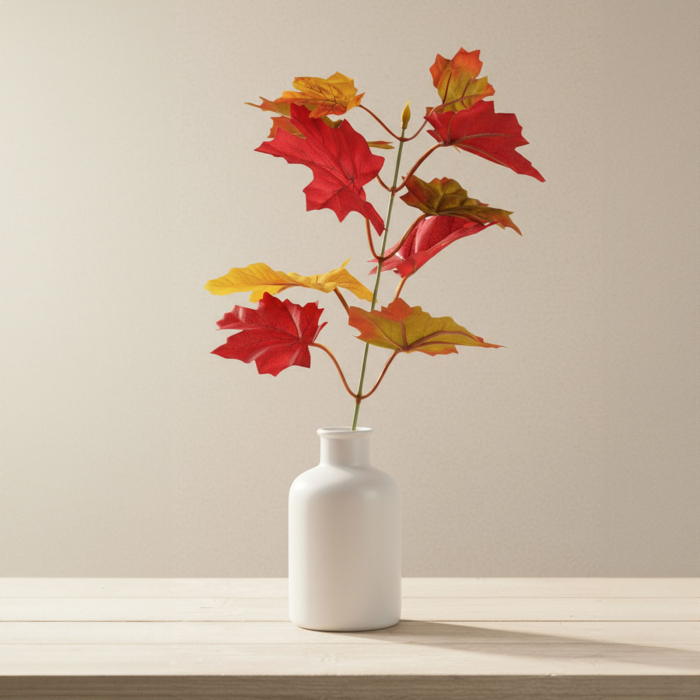 Decorațiune de toamnă – frunză – 30 cm – cu țepușă pentru fixare [2]