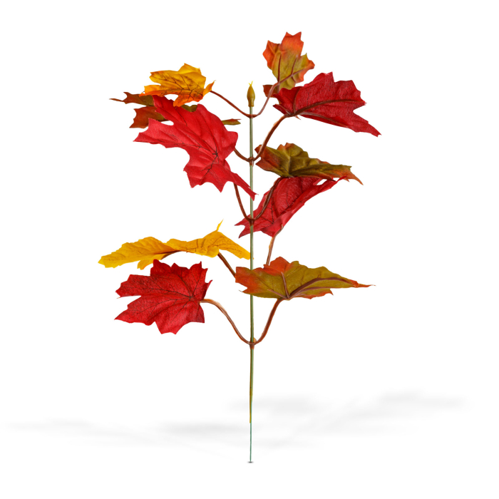 Decorațiune de toamnă – frunză – 30 cm – cu țepușă pentru fixare [1]
