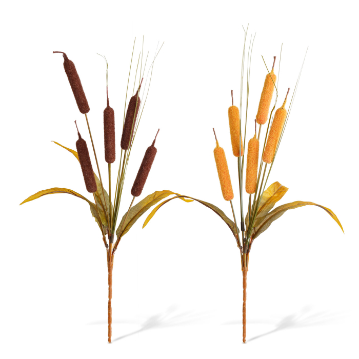 Decorațiune de toamnă – papură decorativă – 40 cm – 2 modele [1]