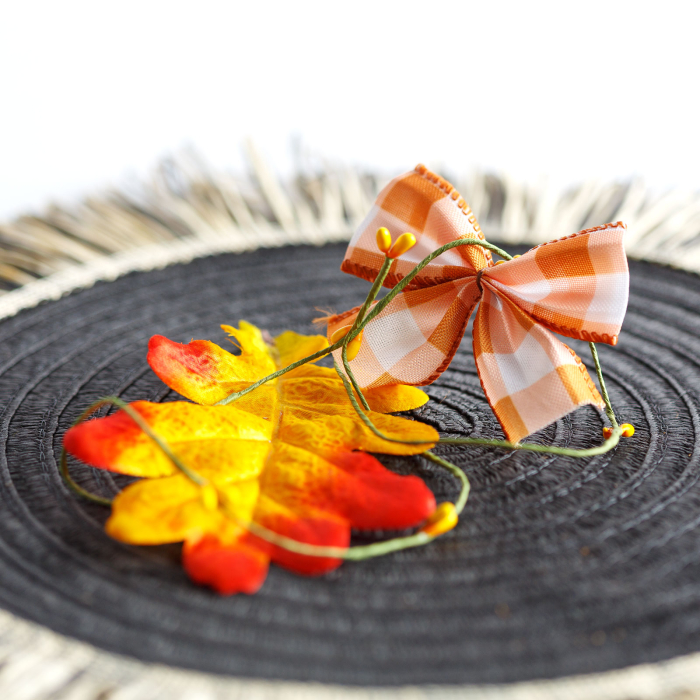 Decorațiune de toamnă – set 5 piese cu frunze – 2 modele [1]