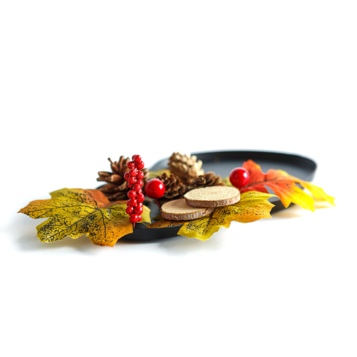 Decorațiune de toamnă – set frunze, conuri de brad și dovleci – 4 modele [5]
