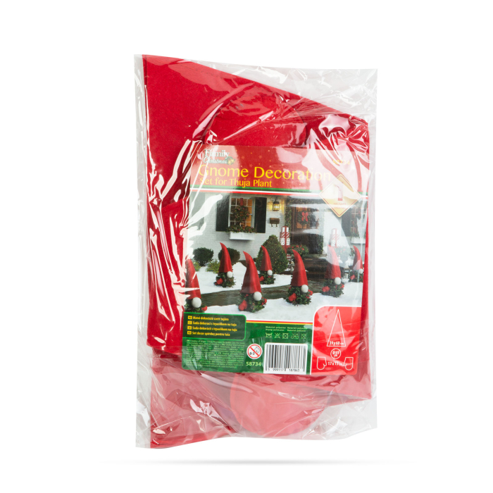 Decorațiunie elf pentru tuia - roșii - 60 x 39 cm [3]
