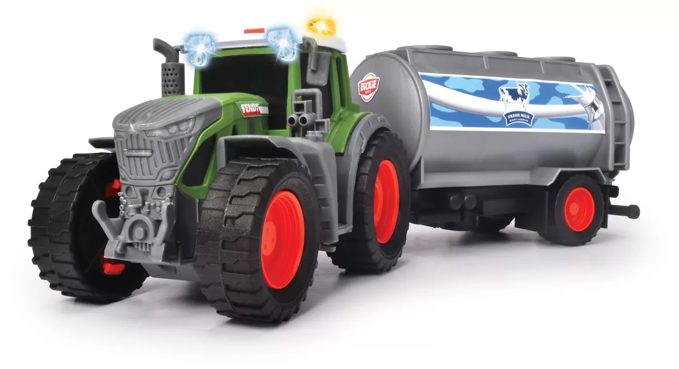 DICKIE FENDT TRACTOR CU CISTERNA DE LAPTE [5]