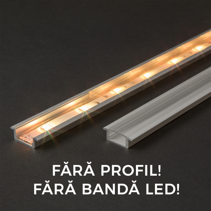 Ecran transparent pt. profil aluminiu LED - 2000 mm [1]