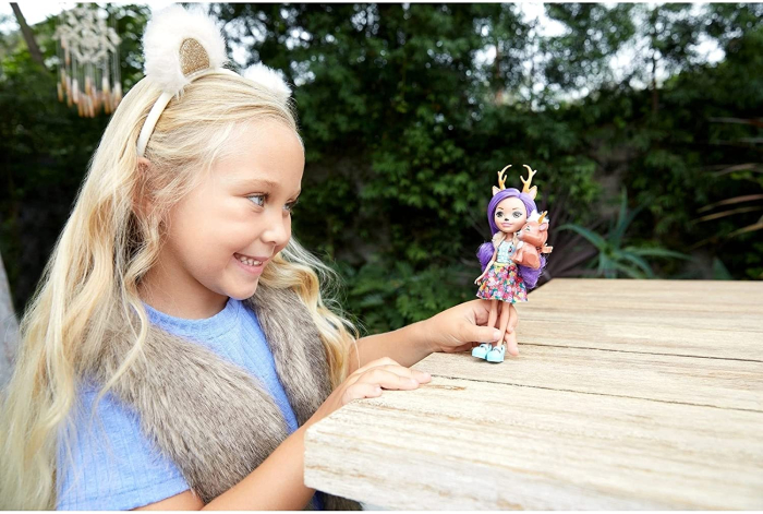 ENCHANTIMALS PAPUSI CU ANIMALUTE DANESSA DEER SI SPRINT [3]