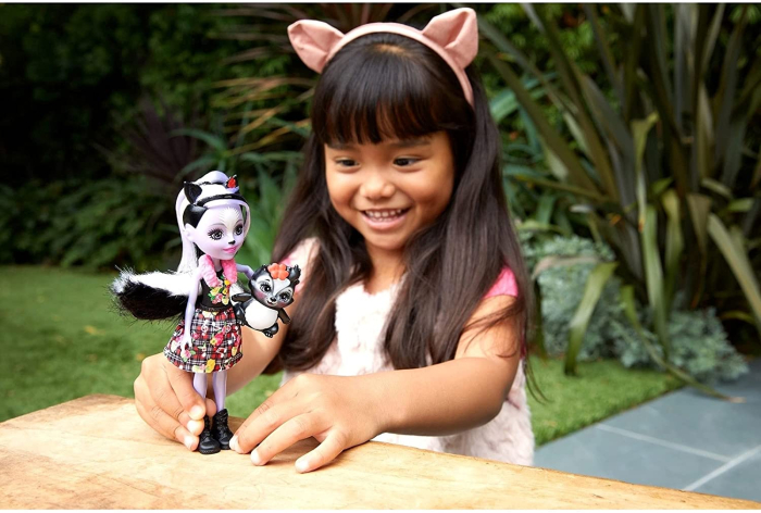 ENCHANTIMALS PAPUSI CU ANIMALUTE SAGE SKUNK SI CAPER [3]