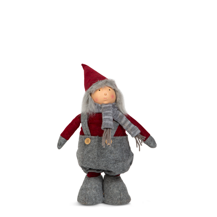 Figura de spiriduș textil de Crăciun - picioare telescopice - 40 - 60 cm [2]