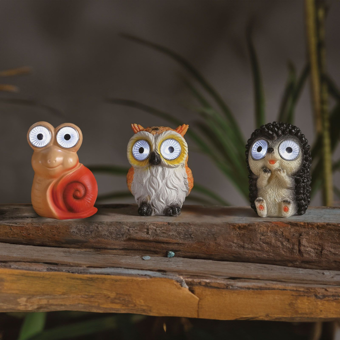 Figurine de animale solare - 3 tipuri - 2 LED albe - 8,5 cm [2]